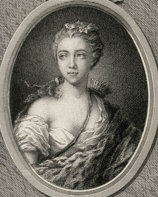 Edmond Hédouin, {[Marie-Charlotte de Rohan-Chabot, princesse de Beauvau]} (détail)