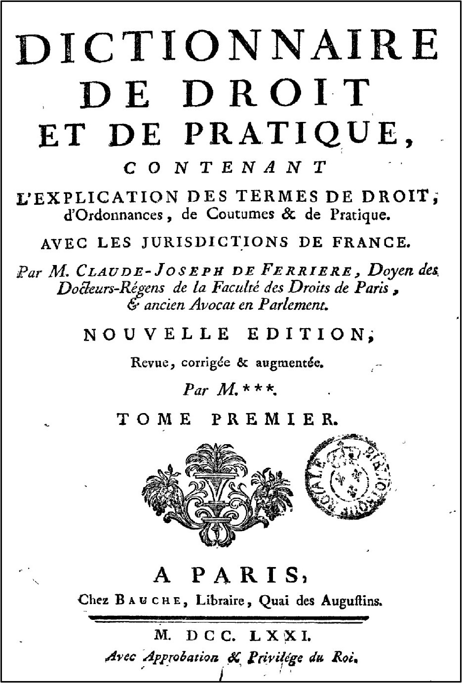 Page de titre