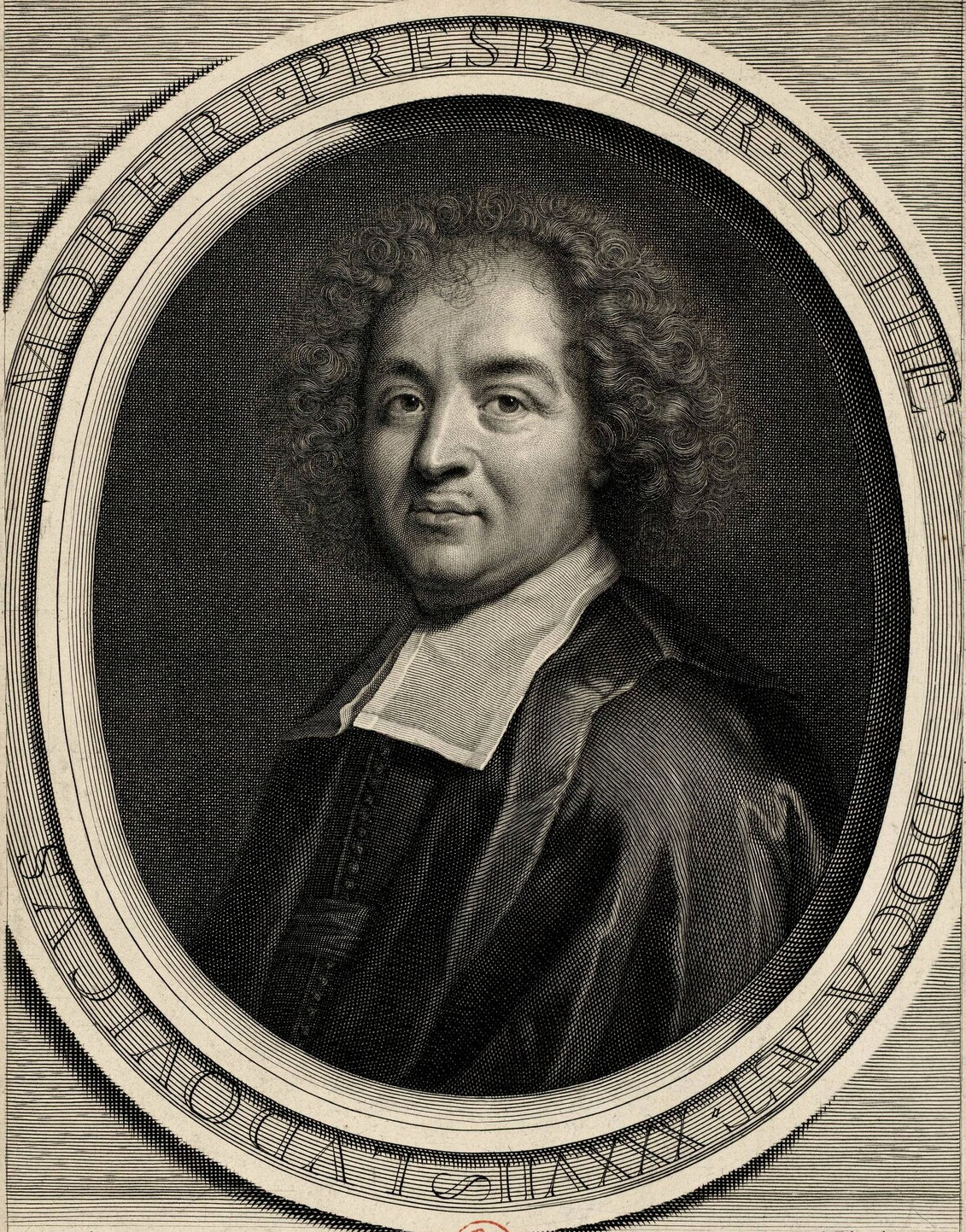 Gérard Edelinck, d'après François de Troy, {Louis Moreri}