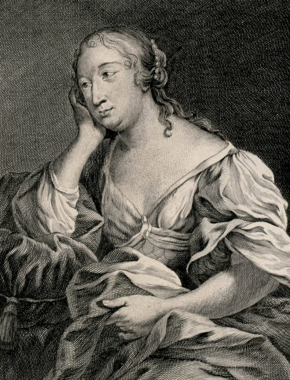 Étienne Fessard, d'après Louis Elle le Père, {Marie Magd.ne Pioche de Lavergne Comtesse de la Fayette}