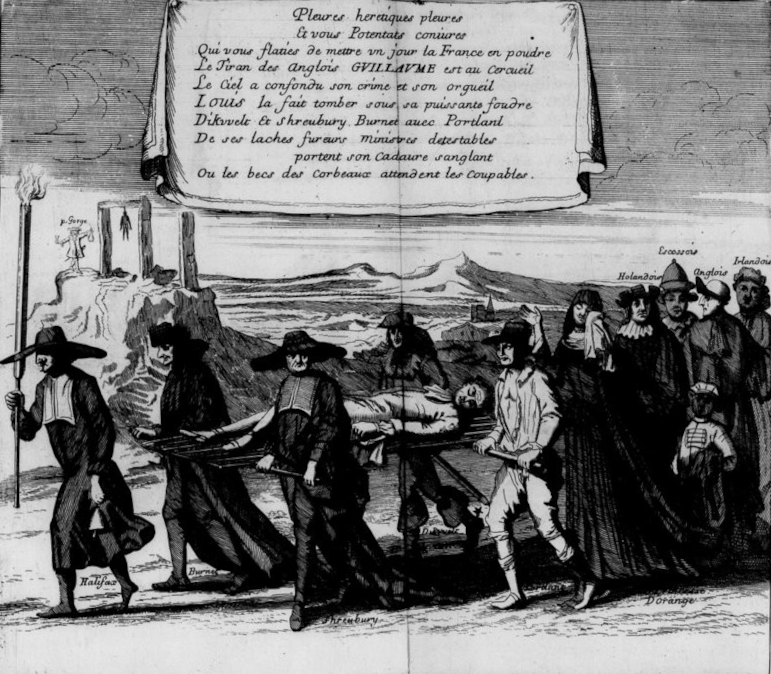 « Pleures heretiques pleures [...] »