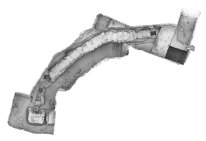 Bosquet du Rond vert : relevé photogramétrique de pierrées d'évacuation des bassins.